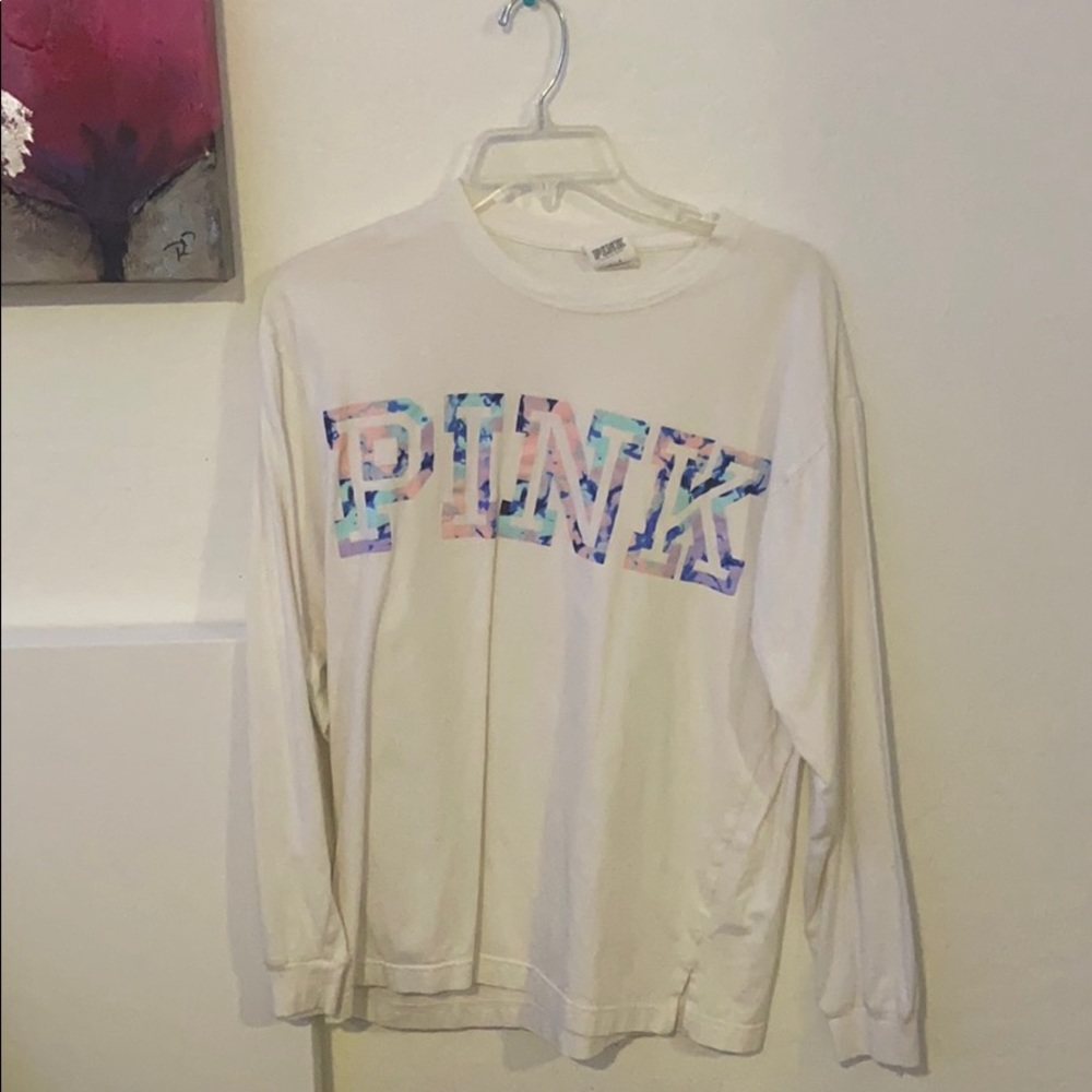 White long sleeve from Victoria secret pink